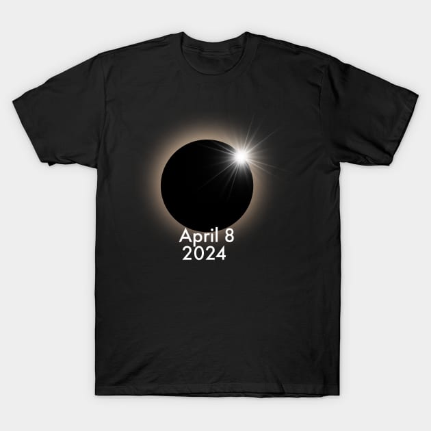 April 8 2024 eclipse design T-Shirt by Apparels2022